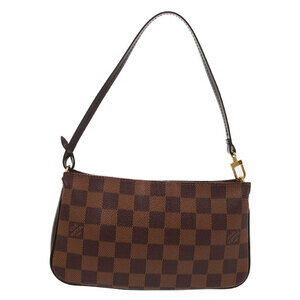 Louis Vuitton Damier Accessory Brown Navona Pouch Ebene